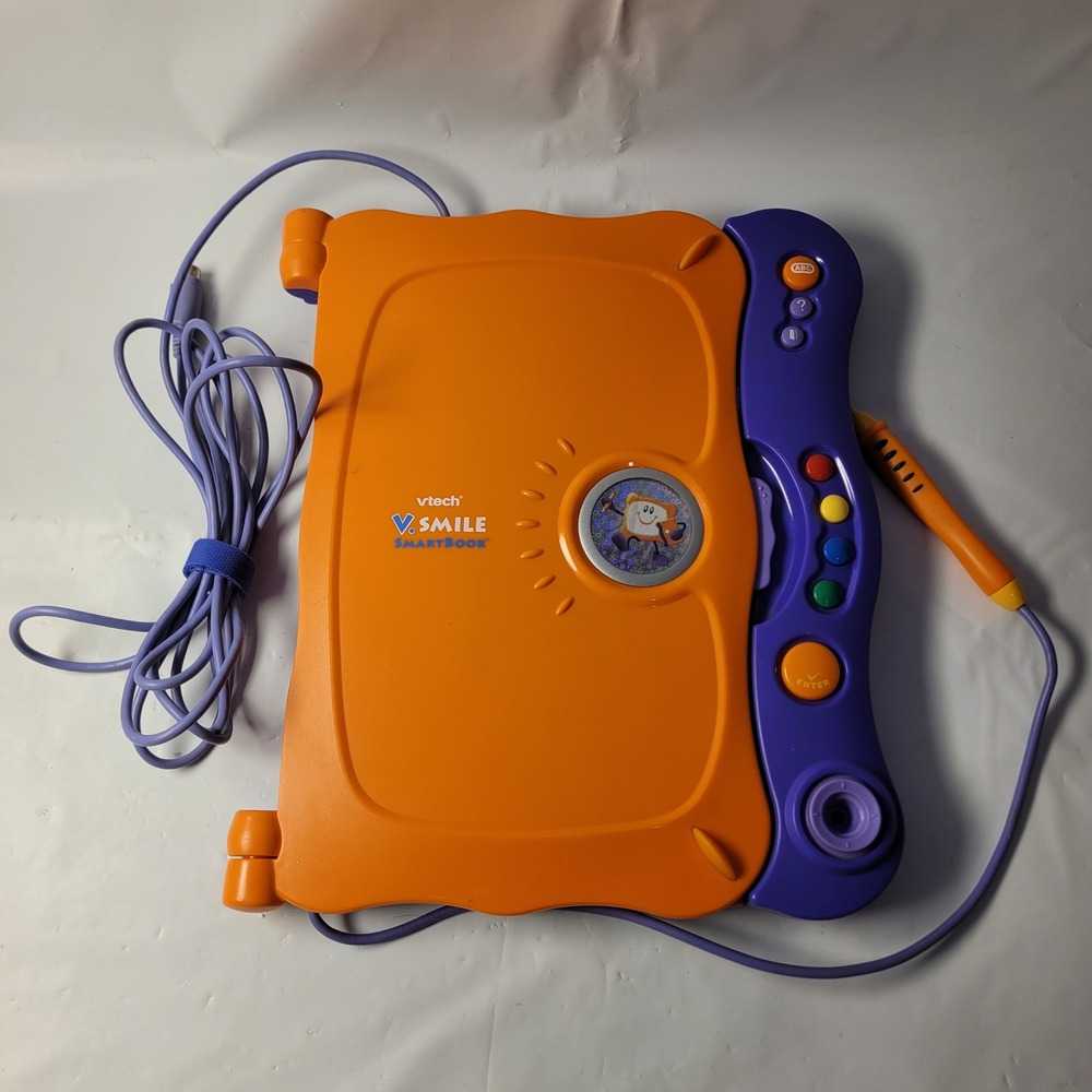 VTech V.Smile SmartBook Kids Learning System Orange Purple Stylus Accessory